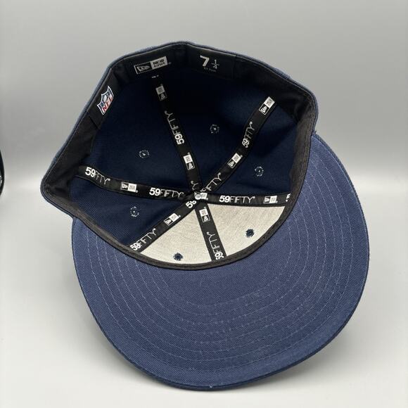 Seattle Seahawks New Era Cap Hat Adult Fitted Size 7 1/4 Blue - Picture 5 of 7